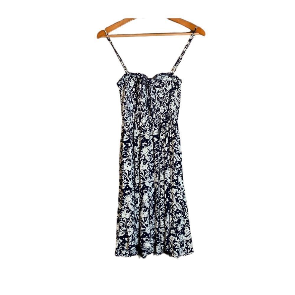 ‎Harlow navy and white dress